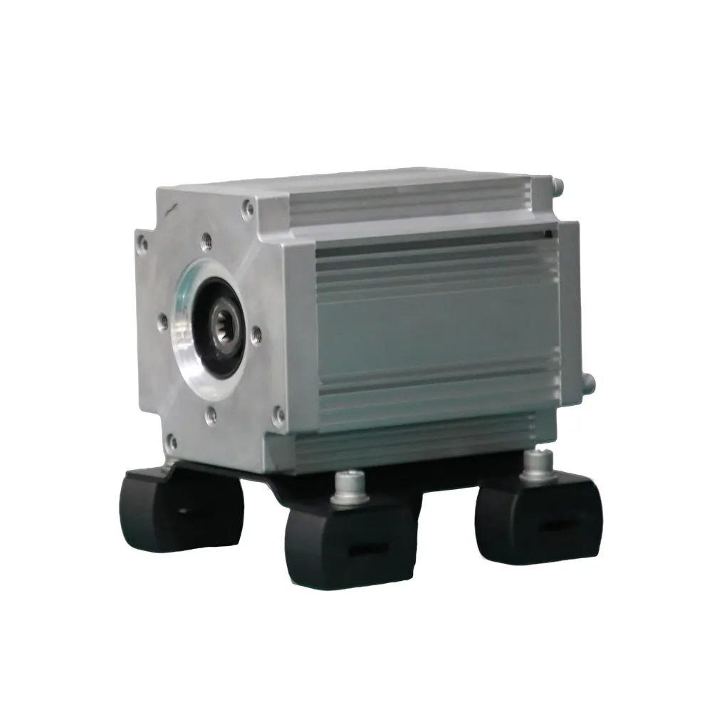 Permanent magnet synchronous single-source steering motor